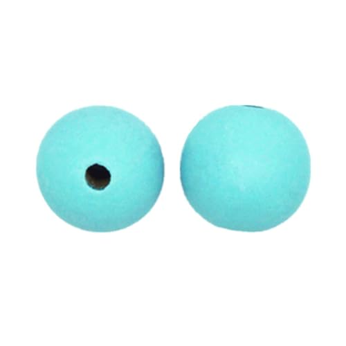 Blausky 100 Stück Holzperlen Natur Holzkugeln mit Loch,Runde Holzperlen zum Auffädeln Mehrfarbig Rund Bastelnperlen Natürliche Lose Spacer Perlen für DIY Schmuck Herstellung,Hellseeblau,20 mm Blausky 100 Stück Holzperlen Natur Holzkugeln mit Loch,Runde Holzperlen zum Auffädeln Mehrfarbig Rund Bastelnperlen Natürliche Lose Spacer Perlen für DIY Schmuck Herstellung,Hellseeblau,20 mm von Blausky