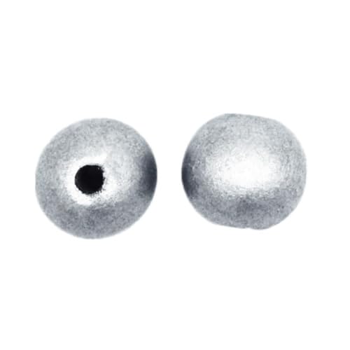 Blausky 100 Stück Holzperlen Natur Holzkugeln mit Loch,Runde Holzperlen zum Auffädeln Mehrfarbig Rund Bastelnperlen Natürliche Lose Spacer Perlen für DIY Schmuck Herstellung,Silber,20 mm Blausky 100 Stück Holzperlen Natur Holzkugeln mit Loch,Runde Holzperlen zum Auffädeln Mehrfarbig Rund Bastelnperlen Natürliche Lose Spacer Perlen für DIY Schmuck Herstellung,Silber,20 mm von Blausky