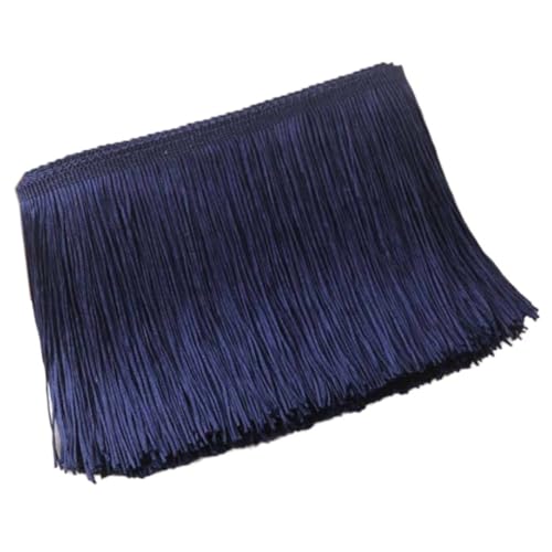 Blausky 10cm x 5m Breite Quaste Fransenborte Tanzfransen Schnittfranse Seidig Fransen Fransenband Dekoband Fransen-Borten Bänder zum Nähen,für Lateinisches Kleid Dessous Vorhänge,Marineblau Blausky 10cm x 5m Breite Quaste Fransenborte Tanzfransen Schnittfranse Seidig Fransen Fransenband Dekoband Fransen-Borten Bänder zum Nähen,für Lateinisches Kleid Dessous Vorhänge,Marineblau von Blausky