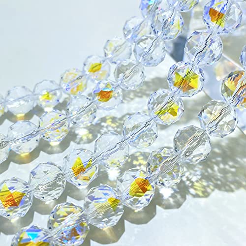 Blausky 10mm x 60 Stück Runde Glasperlen,Perlen zum Auffädeln Facettierte Kristall Perlen Kugelperlen Glitzerperlen mit Loch Glas Perlen Edelsteinperlen für DIY Schmuck Halskette Heimdeko,Farbe 3 Blausky 10mm x 60 Stück Runde Glasperlen,Perlen zum Auffädeln Facettierte Kristall Perlen Kugelperlen Glitzerperlen mit Loch Glas Perlen Edelsteinperlen für DIY Schmuck Halskette Heimdeko,Farbe 3 von Blausky