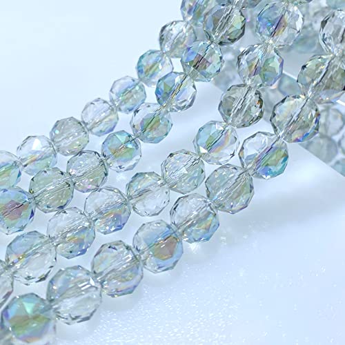 Blausky 10mm x 60 Stück Runde Glasperlen,Perlen zum Auffädeln Facettierte Kristall Perlen Kugelperlen Glitzerperlen mit Loch Glas Perlen Edelsteinperlen für DIY Schmuck Halskette Heimdeko,Farbe 6 Blausky 10mm x 60 Stück Runde Glasperlen,Perlen zum Auffädeln Facettierte Kristall Perlen Kugelperlen Glitzerperlen mit Loch Glas Perlen Edelsteinperlen für DIY Schmuck Halskette Heimdeko,Farbe 6 von Blausky