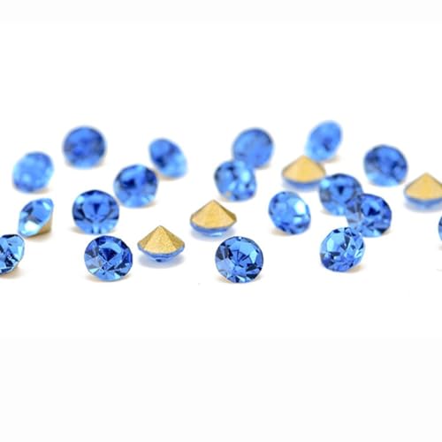Blausky 1440 Stück Spitzer Rücken Cabochons Diamant,Glitzersteine,Facettiert Glas Strasssteine,Kleine Lose Steinperlen für Ring Nagelkunst Handwerk Ohrring DIY Schmuck,Hellblau,1.7mm Blausky 1440 Stück Spitzer Rücken Cabochons Diamant,Glitzersteine,Facettiert Glas Strasssteine,Kleine Lose Steinperlen für Ring Nagelkunst Handwerk Ohrring DIY Schmuck,Hellblau,1.7mm von Blausky