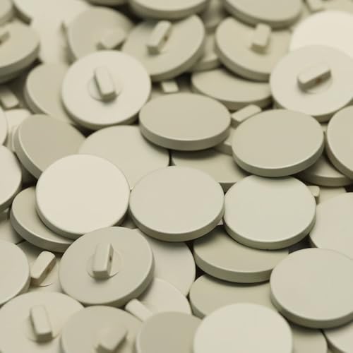 Blausky 20 Stück Flache Runde Knöpfe,Knöpfe mit Henkel Ösenknöpfe Ersatz Bastelknöpfe Nähknöpfe Kunststoff Buttons zum Nähen für Bekleidung Jacke Mantel Blazer Kardigans,Haferflockenweiß,18mm Blausky 20 Stück Flache Runde Knöpfe,Knöpfe mit Henkel Ösenknöpfe Ersatz Bastelknöpfe Nähknöpfe Kunststoff Buttons zum Nähen für Bekleidung Jacke Mantel Blazer Kardigans,Haferflockenweiß,18mm von Blausky
