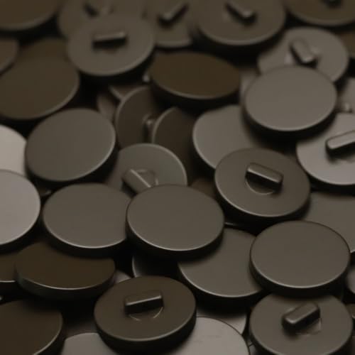 Blausky 20 Stück Flache Runde Knöpfe,Knöpfe mit Henkel Ösenknöpfe Ersatz Bastelknöpfe Nähknöpfe Kunststoff Buttons zum Nähen für Bekleidung Jacke Mantel Blazer Kardigans,Braun,18mm Blausky 20 Stück Flache Runde Knöpfe,Knöpfe mit Henkel Ösenknöpfe Ersatz Bastelknöpfe Nähknöpfe Kunststoff Buttons zum Nähen für Bekleidung Jacke Mantel Blazer Kardigans,Braun,18mm von Blausky