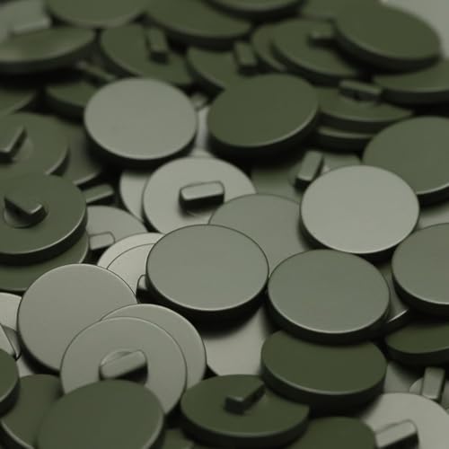Blausky 20 Stück Flache Runde Knöpfe,Knöpfe mit Henkel Ösenknöpfe Ersatz Bastelknöpfe Nähknöpfe Kunststoff Buttons zum Nähen für Bekleidung Jacke Mantel Blazer Kardigans,Grün,15mm Blausky 20 Stück Flache Runde Knöpfe,Knöpfe mit Henkel Ösenknöpfe Ersatz Bastelknöpfe Nähknöpfe Kunststoff Buttons zum Nähen für Bekleidung Jacke Mantel Blazer Kardigans,Grün,15mm von Blausky