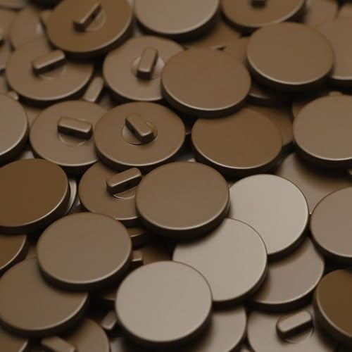 Blausky 20 Stück Flache Runde Knöpfe,Knöpfe mit Henkel Ösenknöpfe Ersatz Bastelknöpfe Nähknöpfe Kunststoff Buttons zum Nähen für Bekleidung Jacke Mantel Blazer Kardigans,Kaffee,15mm Blausky 20 Stück Flache Runde Knöpfe,Knöpfe mit Henkel Ösenknöpfe Ersatz Bastelknöpfe Nähknöpfe Kunststoff Buttons zum Nähen für Bekleidung Jacke Mantel Blazer Kardigans,Kaffee,15mm von Blausky