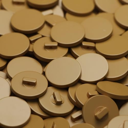 Blausky 20 Stück Flache Runde Knöpfe,Knöpfe mit Henkel Ösenknöpfe Ersatz Bastelknöpfe Nähknöpfe Kunststoff Buttons zum Nähen für Bekleidung Jacke Mantel Blazer Kardigans,Khaki,15mm Blausky 20 Stück Flache Runde Knöpfe,Knöpfe mit Henkel Ösenknöpfe Ersatz Bastelknöpfe Nähknöpfe Kunststoff Buttons zum Nähen für Bekleidung Jacke Mantel Blazer Kardigans,Khaki,15mm von Blausky