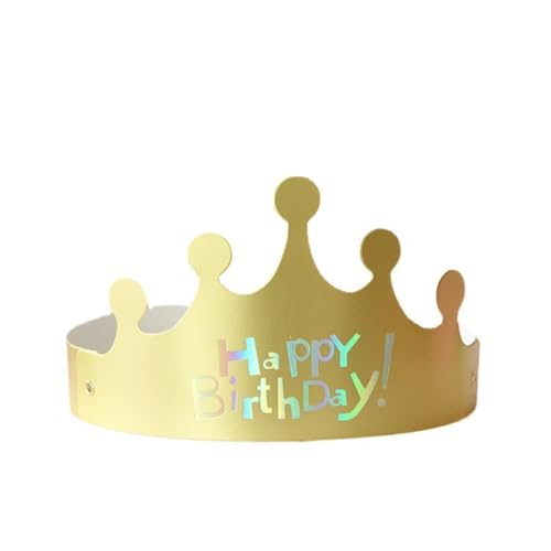 Blausky 20 Stück Happy birthday Papier Krone,Geburtstagshut Bunte Geburtstag Partyhüte Prinzessin Prinz Kronen Party Deko Hut für Foto Booth Party Geburtstags Festivals Baby Shower,Gold Blausky 20 Stück Happy birthday Papier Krone,Geburtstagshut Bunte Geburtstag Partyhüte Prinzessin Prinz Kronen Party Deko Hut für Foto Booth Party Geburtstags Festivals Baby Shower,Gold von Blausky