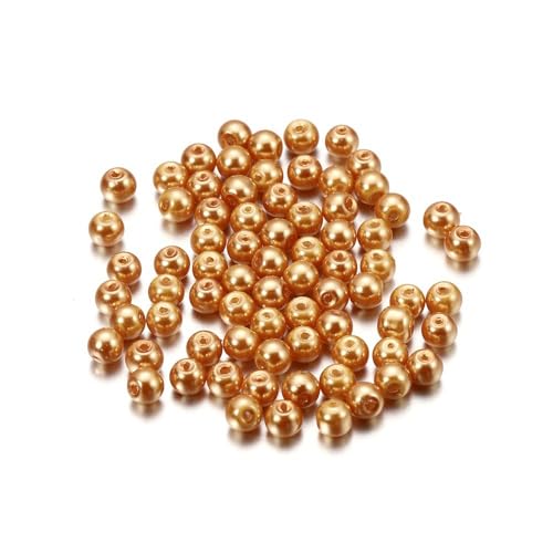 Blausky 200 Stück 4mm Bunte Glasperlen,Pony Perlen Bastelperlen mit Loch Runde Edelstein Perlen Rocailles-Perlen Lose Glas Perlen Spacer Perlen für DIY Schmuck Armbänder Ohrringe,Dunkelchampagner Blausky 200 Stück 4mm Bunte Glasperlen,Pony Perlen Bastelperlen mit Loch Runde Edelstein Perlen Rocailles-Perlen Lose Glas Perlen Spacer Perlen für DIY Schmuck Armbänder Ohrringe,Dunkelchampagner von Blausky