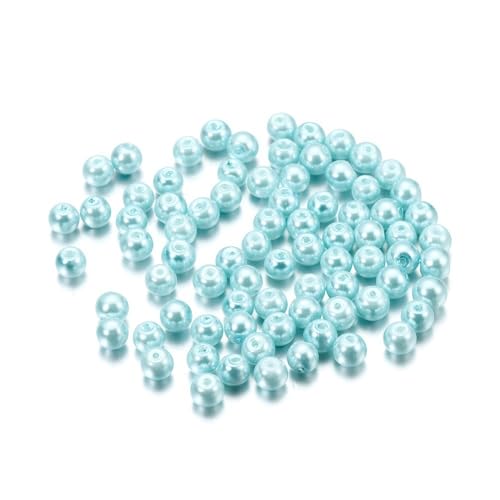 Blausky 200 Stück 4mm Bunte Glasperlen,Pony Perlen Bastelperlen mit Loch Runde Edelstein Perlen Rocailles-Perlen Lose Glas Perlen Spacer Perlen für DIY Schmuck Armbänder Ohrringe,Himmelblau Blausky 200 Stück 4mm Bunte Glasperlen,Pony Perlen Bastelperlen mit Loch Runde Edelstein Perlen Rocailles-Perlen Lose Glas Perlen Spacer Perlen für DIY Schmuck Armbänder Ohrringe,Himmelblau von Blausky