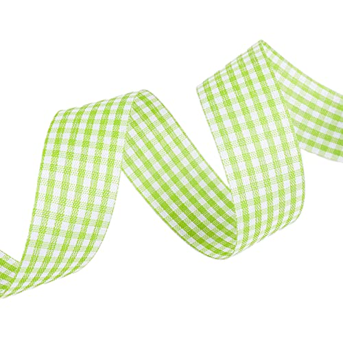 Blausky 200 Yards Schleifenband,Plaidband,Farbiges Kariertes Band,Dekoband,Bänder zum Basteln,Geschenkband,Stoffband,für DIY,Nähprojekte,Haarschleifen,Brautstrauß,Hochzeits,Breite 2 cm,Grün Blausky 200 Yards Schleifenband,Plaidband,Farbiges Kariertes Band,Dekoband,Bänder zum Basteln,Geschenkband,Stoffband,für DIY,Nähprojekte,Haarschleifen,Brautstrauß,Hochzeits,Breite 2 cm,Grün von Blausky