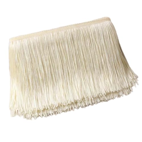 Blausky 20cm x 5m Breite Quaste Fransenborte Tanzfransen Schnittfranse Seidig Fransen Fransenband Dekoband Fransen-Borten Bänder zum Nähen,für Lateinisches Kleid Dessous Vorhänge,Beige Blausky 20cm x 5m Breite Quaste Fransenborte Tanzfransen Schnittfranse Seidig Fransen Fransenband Dekoband Fransen-Borten Bänder zum Nähen,für Lateinisches Kleid Dessous Vorhänge,Beige von Blausky