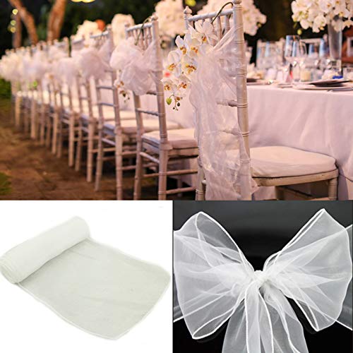 Blausky 25 Stück Universal Stuhlschärpen,18x275cm Organza Stuhlschleife Schleifenband Stuhlbänder Stuhl Dekorative Schleife Stuhl Schärpen für Hochzeit Party Zeremonie Feiern Bankett,Blau F Blausky 25 Stück Universal Stuhlschärpen,18x275cm Organza Stuhlschleife Schleifenband Stuhlbänder Stuhl Dekorative Schleife Stuhl Schärpen für Hochzeit Party Zeremonie Feiern Bankett,Blau F von Blausky