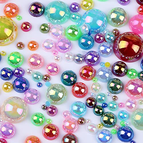 Blausky 2500 Stück Flache Rückseite Halbrunde Perlen,Flache Rücken Perlen,Kunstperle Lose Perlen Bunte Halbperlen,Imitationsperlen Dekoperlen für DIY Maniküre,Schmuckherstellung,4 mm,Farbig Blausky 2500 Stück Flache Rückseite Halbrunde Perlen,Flache Rücken Perlen,Kunstperle Lose Perlen Bunte Halbperlen,Imitationsperlen Dekoperlen für DIY Maniküre,Schmuckherstellung,4 mm,Farbig von Blausky