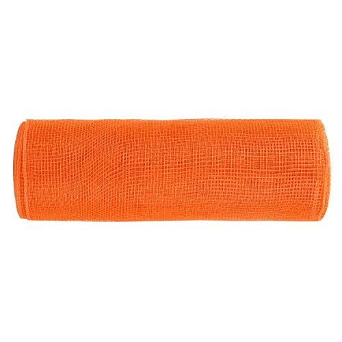 Blausky 26cm x 10yards Tüllstoff,Tüll Rolle Tüllrolle Tüllband Tüll Netz Netzstoff Dekostoff zum Nähen Basteln für Geschenk Bouquet-Verpackung Tutu Rock Bogen Tischläufer Tischdeko,Orange von Blausky