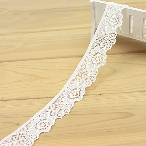 Blausky 3 cm x 10 m Spitzenband Vintage Spitzenbordüre Spitzen-Blumen Band Tischband Schleifenband zum Nähen für Hochzeit Taufen Kommunionen Tischdeko DIY Basteln Geschenkband,Weiß Blausky 3 cm x 10 m Spitzenband Vintage Spitzenbordüre Spitzen-Blumen Band Tischband Schleifenband zum Nähen für Hochzeit Taufen Kommunionen Tischdeko DIY Basteln Geschenkband,Weiß von Blausky