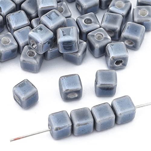 Blausky 30 Stück 6 mm Keramikperlen,Perlen für Armbänder Mehrfarbig Quadratische Perlen zum Auffädeln,Mini Perlen mit Loch,Beads aus Keramik,Bastelnperlen für Feiertage Partys Weihnachten,Dunkelgrau Blausky 30 Stück 6 mm Keramikperlen,Perlen für Armbänder Mehrfarbig Quadratische Perlen zum Auffädeln,Mini Perlen mit Loch,Beads aus Keramik,Bastelnperlen für Feiertage Partys Weihnachten,Dunkelgrau von Blausky