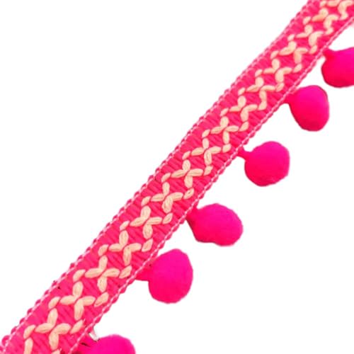 Blausky 3cm x 20yards Inelastische Spitzenband,Schalenform Häkelband Spitze Borte Häkel-Borte Stickerei Spitzenbesatz zum Nähen für Kleidung Vorhang Tischdecke Hochzeit Deko,Fluoreszierendes Pink Blausky 3cm x 20yards Inelastische Spitzenband,Schalenform Häkelband Spitze Borte Häkel-Borte Stickerei Spitzenbesatz zum Nähen für Kleidung Vorhang Tischdecke Hochzeit Deko,Fluoreszierendes Pink von Blausky