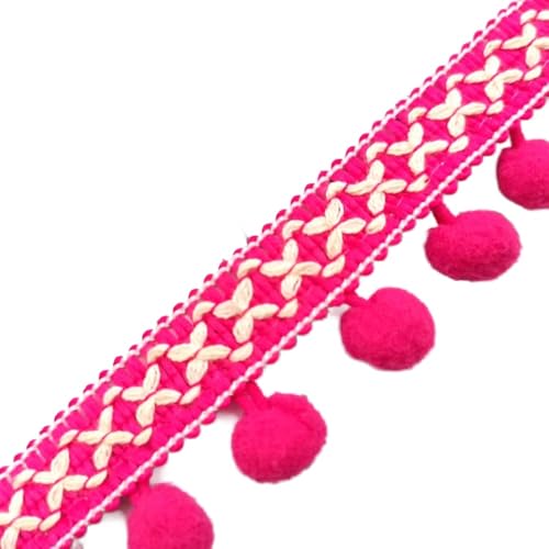 Blausky 3cm x 5yards Inelastische Spitzenband,Schalenform Häkelband Spitze Borte Häkel-Borte Stickerei Spitzenbesatz zum Nähen für Kleidung Vorhang Tischdecke Hochzeit Deko,Rosenrot Blausky 3cm x 5yards Inelastische Spitzenband,Schalenform Häkelband Spitze Borte Häkel-Borte Stickerei Spitzenbesatz zum Nähen für Kleidung Vorhang Tischdecke Hochzeit Deko,Rosenrot von Blausky