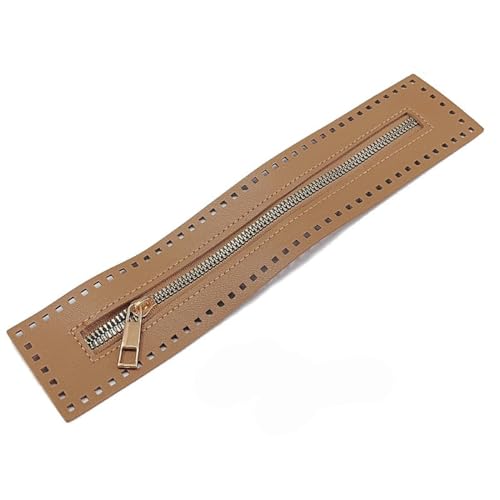 Blausky 4 Stück 5.5x27cm Lederreißverschluss,PU-Leder-Reißverschluss Reißverschlussrahmen zum Nähen Zippverschluss Ersatz Taschen Häkeln Zubehör für Handtasche Häkeltaschen Geldbörsen,Braun Blausky 4 Stück 5.5x27cm Lederreißverschluss,PU-Leder-Reißverschluss Reißverschlussrahmen zum Nähen Zippverschluss Ersatz Taschen Häkeln Zubehör für Handtasche Häkeltaschen Geldbörsen,Braun von Blausky