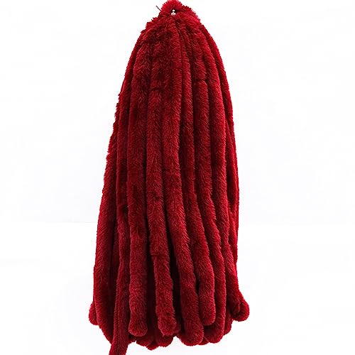 Blausky 5 cm x 5 m Kunstpelz Band Trim,Kunstpelz Dekoband Kunstfell Bordüre,Kunstpelzband Fake Trimmen Pelzigen Band,Plüschband,Fellstoff zum Basteln Nähen Dekorieren,für DIY,Kranz,Schleifen,Weinrot Blausky 5 cm x 5 m Kunstpelz Band Trim,Kunstpelz Dekoband Kunstfell Bordüre,Kunstpelzband Fake Trimmen Pelzigen Band,Plüschband,Fellstoff zum Basteln Nähen Dekorieren,für DIY,Kranz,Schleifen,Weinrot von Blausky