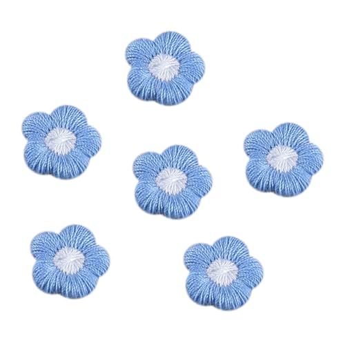 Blausky 50 Stück 1.3 cm Blume Applique,Mini Blumen Patches,DIY Gestickt Blume Patches,Bestickte Aufnäher,Kleidung Patch,Bunte Kleine Blumen-Patch zum Aufnähen,DIY-Zubehör,Seeblau Blausky 50 Stück 1.3 cm Blume Applique,Mini Blumen Patches,DIY Gestickt Blume Patches,Bestickte Aufnäher,Kleidung Patch,Bunte Kleine Blumen-Patch zum Aufnähen,DIY-Zubehör,Seeblau von Blausky