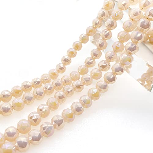 Blausky 6mm x 100 Stück Runde Glasperlen,Perlen zum Auffädeln Facettierte Kristall Perlen Kugelperlen Glitzerperlen mit Loch Glas Perlen Edelsteinperlen für DIY Schmuck Halskette Heimdeko,Farbe 38 Blausky 6mm x 100 Stück Runde Glasperlen,Perlen zum Auffädeln Facettierte Kristall Perlen Kugelperlen Glitzerperlen mit Loch Glas Perlen Edelsteinperlen für DIY Schmuck Halskette Heimdeko,Farbe 38 von Blausky