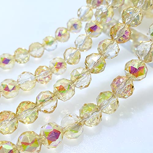 Blausky 6mm x 100 Stück Runde Glasperlen,Perlen zum Auffädeln Facettierte Kristall Perlen Kugelperlen Glitzerperlen mit Loch Glas Perlen Edelsteinperlen für DIY Schmuck Halskette Heimdeko,Farbe 5 Blausky 6mm x 100 Stück Runde Glasperlen,Perlen zum Auffädeln Facettierte Kristall Perlen Kugelperlen Glitzerperlen mit Loch Glas Perlen Edelsteinperlen für DIY Schmuck Halskette Heimdeko,Farbe 5 von Blausky