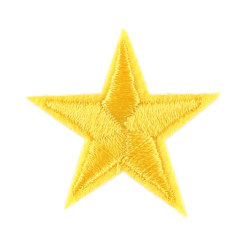 Blausky 99 Stück Aufnäher zum Aufnähen oder Aufbügeln,3x3cm Stern Bügelbilder Stickerei Patches Applikation Bügelflicken DIY-Zubehör für Kleidung Kleid Jacken Hut Jeans Rucksäcke,Gelb Blausky 99 Stück Aufnäher zum Aufnähen oder Aufbügeln,3x3cm Stern Bügelbilder Stickerei Patches Applikation Bügelflicken DIY-Zubehör für Kleidung Kleid Jacken Hut Jeans Rucksäcke,Gelb von Blausky