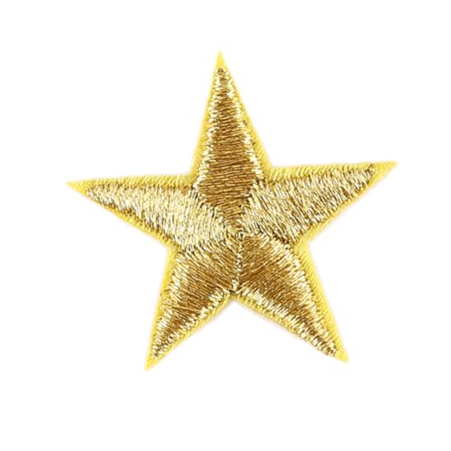 Blausky 99 Stück Aufnäher zum Aufnähen oder Aufbügeln,3x3cm Stern Bügelbilder Stickerei Patches Applikation Bügelflicken DIY-Zubehör für Kleidung Kleid Jacken Hut Jeans Rucksäcke,Gold Blausky 99 Stück Aufnäher zum Aufnähen oder Aufbügeln,3x3cm Stern Bügelbilder Stickerei Patches Applikation Bügelflicken DIY-Zubehör für Kleidung Kleid Jacken Hut Jeans Rucksäcke,Gold von Blausky