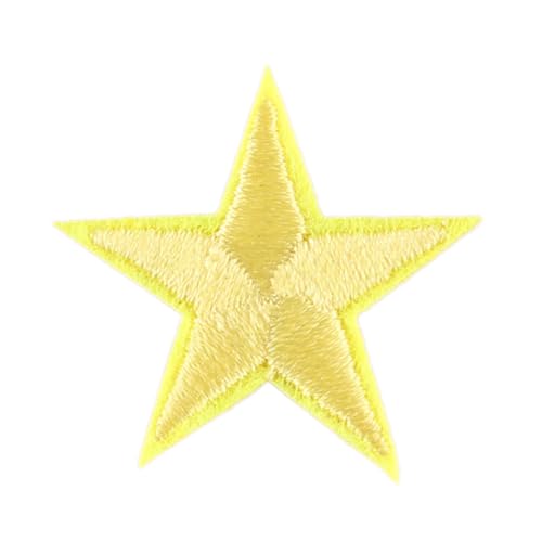 Blausky 99 Stück Aufnäher zum Aufnähen oder Aufbügeln,3x3cm Stern Bügelbilder Stickerei Patches Applikation Bügelflicken DIY-Zubehör für Kleidung Kleid Jacken Hut Jeans Rucksäcke,Hellgelb Blausky 99 Stück Aufnäher zum Aufnähen oder Aufbügeln,3x3cm Stern Bügelbilder Stickerei Patches Applikation Bügelflicken DIY-Zubehör für Kleidung Kleid Jacken Hut Jeans Rucksäcke,Hellgelb von Blausky