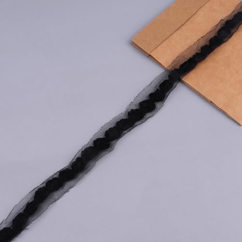 Blausky Rose Bänder,Stickerei Dekoband,Farbiges Rosenband,Stoff Spitze,Basteln Geschenkband,Blumen Spitzenband,Spitzenbordüre,Spitzenborte,für Kleid Kappen Taschen Nähzubehör,Schwarz,5yards Blausky Rose Bänder,Stickerei Dekoband,Farbiges Rosenband,Stoff Spitze,Basteln Geschenkband,Blumen Spitzenband,Spitzenbordüre,Spitzenborte,für Kleid Kappen Taschen Nähzubehör,Schwarz,5yards von Blausky