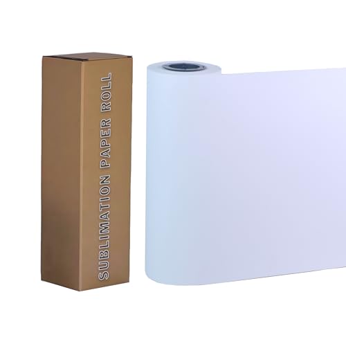 Sublimationspapierrolle, 33 cm x 40 m, 120 g/m², Wärme-Sublimationstransferpapier, schnelltrocknend, 5,1 cm Kern, kompatibel mit Tintenstrahldruckern Sublimationspapierrolle, 33 cm x 40 m, 120 g/m², Wärme-Sublimationstransferpapier, schnelltrocknend, 5,1 cm Kern, kompatibel mit Tintenstrahldruckern von Bleidruck