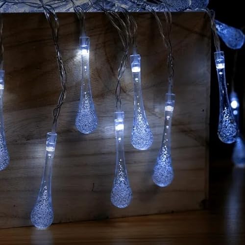 Blendend 2.5M LED Lichterkette mit 3AA Batterie, kaltweiß, ideal für Dekoration und Atmosphäre im Innen- und Außenbereich. von Blendend