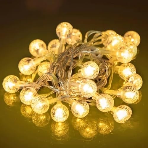 Blendend Blasen-Lichterkette, 10 m, 3 AA-Batterien, warmweiß, ideal für Dekoration und Atmosphäre bei Partys und Veranstaltungen. Blendend Blasen-Lichterkette, 10 m, 3 AA-Batterien, warmweiß, ideal für Dekoration und Atmosphäre bei Partys und Veranstaltungen. von Blendend
