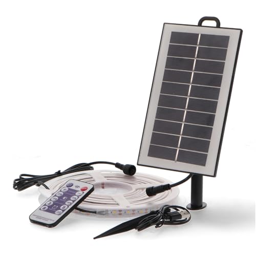 Blendend LED-Solar-LED-Streifen, SMD2835, 300 l, mehrfarbig, 5 m, Außenbeleuchtung, Gartenbeleuchtung und Dekoration mit Umgebungslicht. Blendend LED-Solar-LED-Streifen, SMD2835, 300 l, mehrfarbig, 5 m, Außenbeleuchtung, Gartenbeleuchtung und Dekoration mit Umgebungslicht. von Blendend
