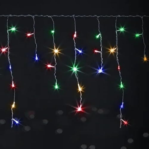 Flache LED-Lichterkette, 3 AA-Batterie, RGBY-Farben, 10 m x 0,6 m, ideal für Innen- und Außendekoration bei Partys und Veranstaltungen. von Blendend