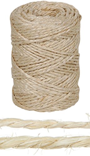 Spule mit Sisalgarn Nr. 1, 3 Stränge, 700 g, ideal zum Binden und Festbinden, robust und langlebig für Heimwerkerarbeiten. von Blendend