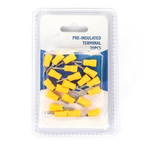 Vorisolierte Klemme PTV2-10, gelb, entwickelt für sichere und effiziente elektrische Verbindungen. Lieferung in Blisterverpackung mit 20 Stück, ideal für Projekte und Wartung. Vorisolierte Klemme PTV2-10, gelb, entwickelt für sichere und effiziente elektrische Verbindungen. Lieferung in Blisterverpackung mit 20 Stück, ideal für Projekte und Wartung. von Blendend