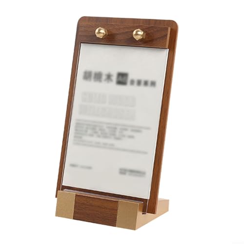 Bilderrahmen aus Holz und Acryl für die Präsentation von Bildern, Zertifikaten und Tags, magnetischer Ständer (C) von BlesConi