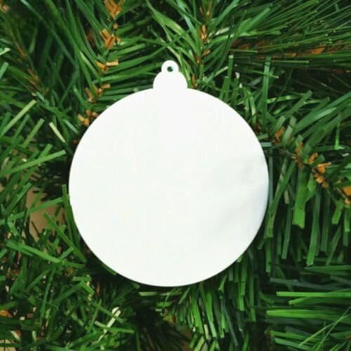 BlesConi Weihnachtsdekoration, Acryl, blanko, 2023, zum Selbermachen, Malereien, Spiegel-Ornamente, Weihnachtsbaum-Anhänger für Zuhause, Party-Dekoration BlesConi Weihnachtsdekoration, Acryl, blanko, 2023, zum Selbermachen, Malereien, Spiegel-Ornamente, Weihnachtsbaum-Anhänger für Zuhause, Party-Dekoration von BlesConi
