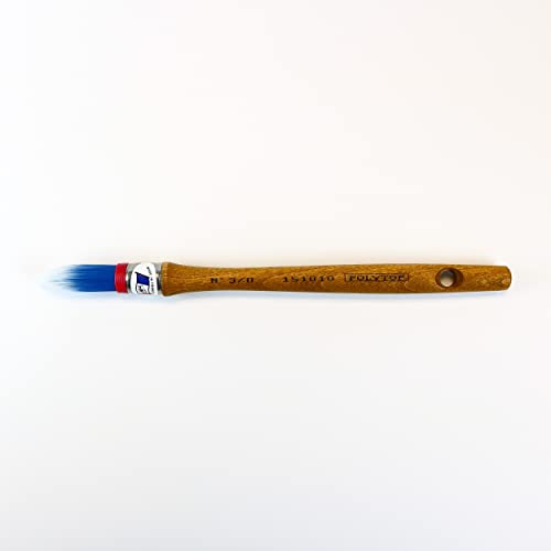 Pinsel, blau, Polytop, Nr. 3/0, umweltfreundlich, ideal für Farben und Innenlacke. oder EXT., Terrassen, Wände, Oberflächen, handgefertigt, wiederverwendbar, professionell Pinsel, blau, Polytop, Nr. 3/0, umweltfreundlich, ideal für Farben und Innenlacke. oder EXT., Terrassen, Wände, Oberflächen, handgefertigt, wiederverwendbar, professionell von Bleu Polytop