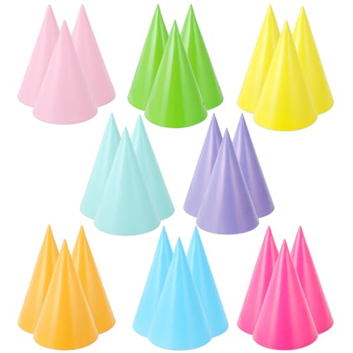 Bliceon 24-teiliges Geburtstagsparty-Hut-Set – bunte Kuchenkegel-Papierkronen für Jungen und Mädchen – lustige Papierhüte für Feiern, Geburtstage und Partys Bliceon 24-teiliges Geburtstagsparty-Hut-Set – bunte Kuchenkegel-Papierkronen für Jungen und Mädchen – lustige Papierhüte für Feiern, Geburtstage und Partys von Bliceon