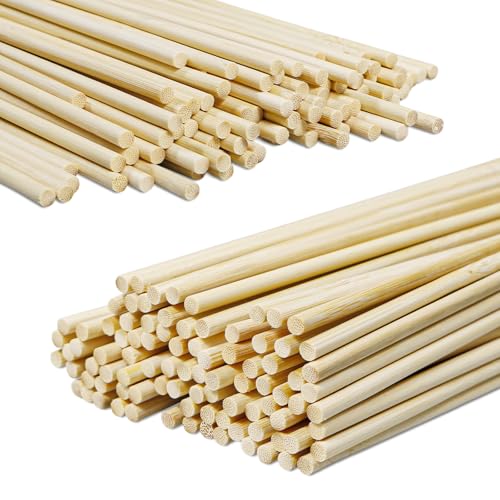 Bliceon 30 Stück Holzstäbchen zum Basteln, Rund Ø 10mm x 30cm für Basteln, Modellbau, DIY-Projekte und kreative Dekoideen, Natur Holzstäbe für Handwerker und Hobbybastler Bliceon 30 Stück Holzstäbchen zum Basteln, Rund Ø 10mm x 30cm für Basteln, Modellbau, DIY-Projekte und kreative Dekoideen, Natur Holzstäbe für Handwerker und Hobbybastler von Bliceon