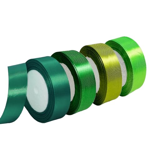 Bliceon 90m Grün Satinband, 25mm Geschenkband Breit, Schleifenband zum Verpacken, Dekoband Party Stoffband zum Geschenkverpackung, Bastelarbeiten, Geburtstag Blumen und Hochzeitsdekoration Bliceon 90m Grün Satinband, 25mm Geschenkband Breit, Schleifenband zum Verpacken, Dekoband Party Stoffband zum Geschenkverpackung, Bastelarbeiten, Geburtstag Blumen und Hochzeitsdekoration von Bliceon