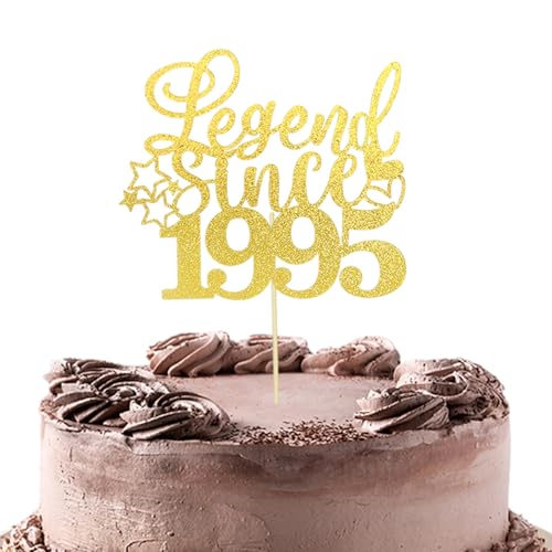 Bliceon Geburtstagstortenaufsätze, legendäres Design von 1995, 30. Geburtstag, Kuchendekoration, Feier, Hochzeitstag und Partyzubehör von Bliceon