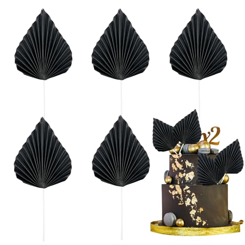 Bliceon Tortenaufsätze mit Palmblatt-Fächern – Tropische Palmblatt-Cupcake-Picks und Dekorationen für Babypartys, Hochzeiten, Geburtstage, Bastelarbeiten – Partyzubehör, 6 Stück Bliceon Tortenaufsätze mit Palmblatt-Fächern – Tropische Palmblatt-Cupcake-Picks und Dekorationen für Babypartys, Hochzeiten, Geburtstage, Bastelarbeiten – Partyzubehör, 6 Stück von Bliceon