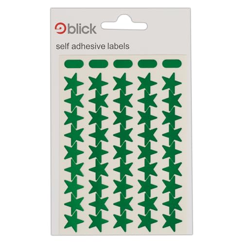 Blick Etiketten, Metallic-Grün, selbstklebende Aufkleber, Sterne, 14 mm, 135 Etiketten, für Zuhause, Büro, Familie, Schule, Urlaubskalender Organisation, Planer, Belohnungstabelle, Farbcodierung Blick Etiketten, Metallic-Grün, selbstklebende Aufkleber, Sterne, 14 mm, 135 Etiketten, für Zuhause, Büro, Familie, Schule, Urlaubskalender Organisation, Planer, Belohnungstabelle, Farbcodierung von Blick