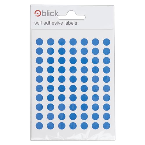 Blick Etiketten, blau, selbstklebende Aufkleber, Farbpunkt, Kreise, 8 mm, 490 Etiketten, für Zuhause, Büro, Familie, Schule, Urlaubskalender, Organisation, Planer, Belohnungstabelle, Farbcodierung Blick Etiketten, blau, selbstklebende Aufkleber, Farbpunkt, Kreise, 8 mm, 490 Etiketten, für Zuhause, Büro, Familie, Schule, Urlaubskalender, Organisation, Planer, Belohnungstabelle, Farbcodierung von Blick