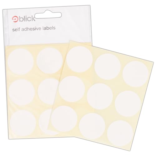Blick Etiketten, weiß, selbstklebende Aufkleber, Farbpunkt, Kreise, 29 mm, 63 Etiketten, für Zuhause, Büro, Familie, Schule, Urlaubskalender, Organisation, Planer, Belohnungstabelle, Farbcodierung Blick Etiketten, weiß, selbstklebende Aufkleber, Farbpunkt, Kreise, 29 mm, 63 Etiketten, für Zuhause, Büro, Familie, Schule, Urlaubskalender, Organisation, Planer, Belohnungstabelle, Farbcodierung von Blick
